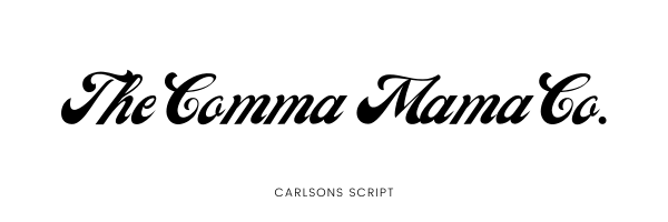 Carlsons Script Canva font | Best Canva Script Fonts for use in Canva Pro