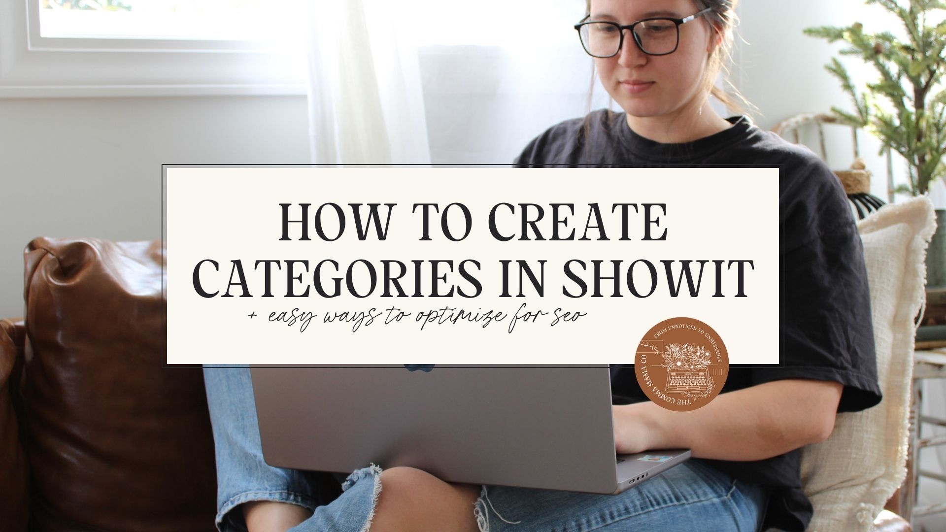 How to Create Blog Categories in Showit | The Comma Mama Co.