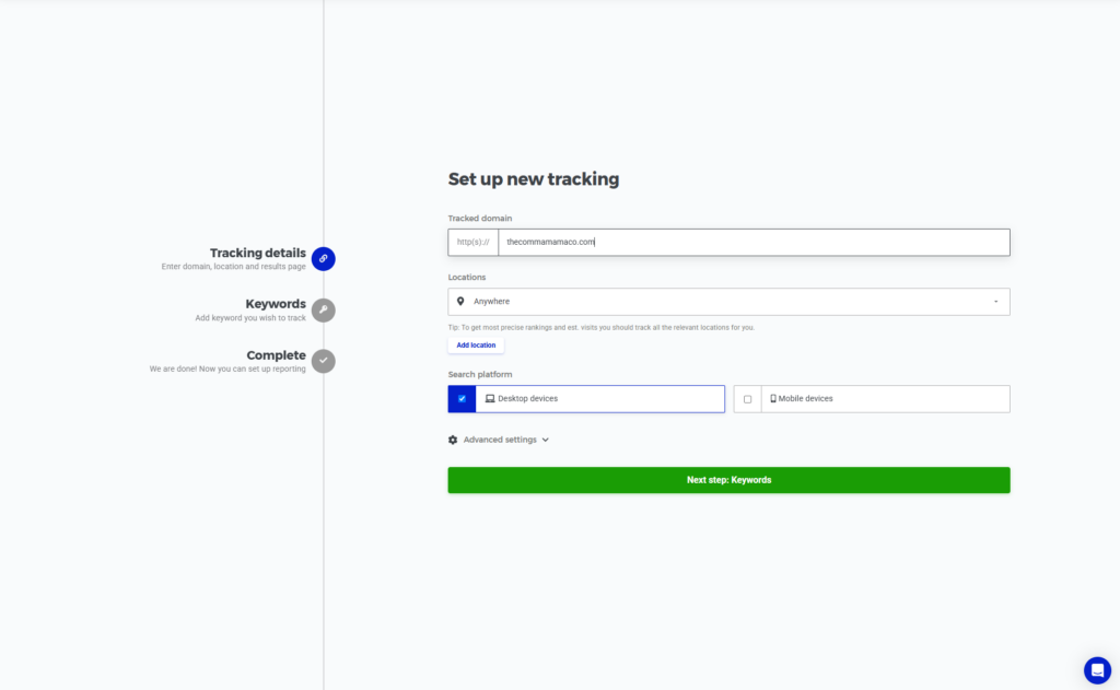 mangools serp watcher a rank tracking tool for seo keywords and website peformance
